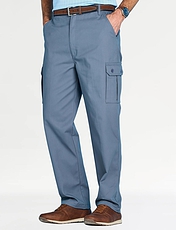 Pegasus Cotton Cargo Style Trouser Navy