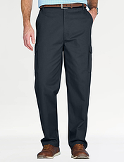 Pegasus Cotton Cargo Style Trouser Navy