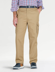 Pegasus Cotton Cargo Style Trouser Navy