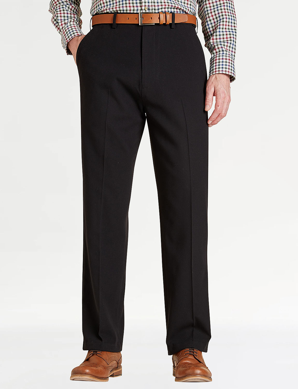 Stretch Trouser with Gathered Hem | Chums