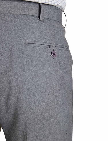 Pegasus Stretch Wool Touch Trouser With Hidden Stretch