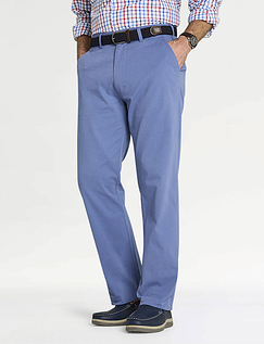 Pegasus Stretch Chino Trouser with FREE Belt Airforce