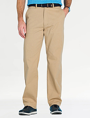 Pegasus Stretch Chino Trouser with Free Belt Stone