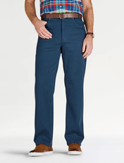 Pegasus Twill Jean With Hidden Stretch and Free Belt Dark Stone