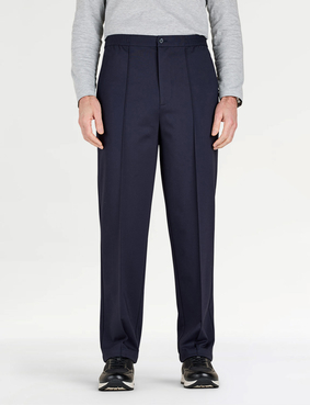 Pegasus Pintuck Leisure Trouser Charcoal