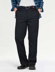 Pegasus Fleece Lined Stretch Trouser Black