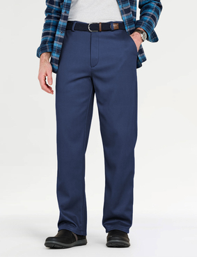 Pegasus Fleece Lined Stretch Trouser Black