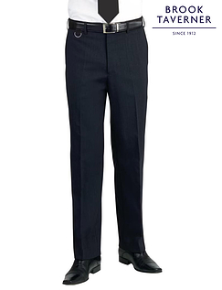 Brook Taverner Formal Suit Trouser Mars Black