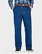 Pegasus High Waist Stretch Denim Trousers Blue