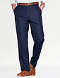 High Rise Twill Trouser with Stretch Waist Grey