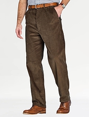 Pegasus High Waist Corduroy Trouser Olive