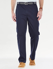 Stain and Water Resistant High Rise Trousers Sand