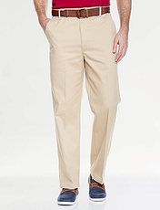 Stain and Water Resistant High Rise Trousers Sand