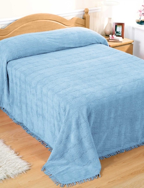 Classic Luxury Candlewick Bedspread Antique Green