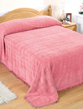 Classic Luxury Candlewick Bedspread Antique Green