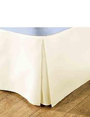 Box Pleat Easy Fit Valance Cream