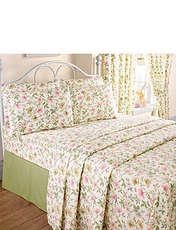 Vantona Cottage Garden Flannelette Sheet Set Multi