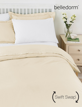 Superfine 200 Count Percale Poly Cotton Duvet Cover Apple