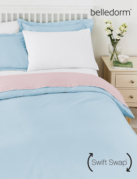 Superfine 200 Count Percale Poly Cotton Duvet Cover Apple