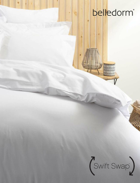 Superfine 200 Count Percale Poly Cotton Duvet Cover Apple