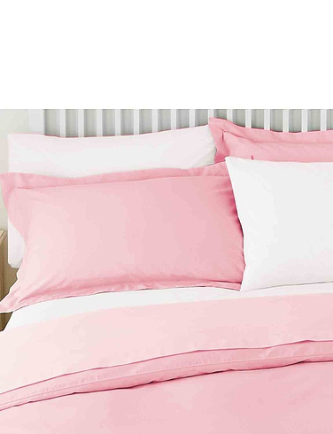 Belledorm Superfine 200 Count Percale Poly Cotton Oxford Pillowcases