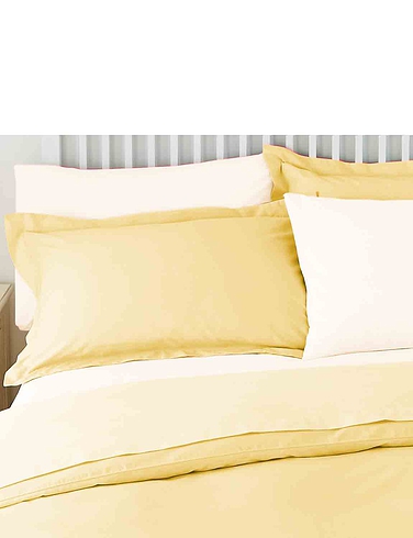 Belledorm Superfine 200 Count Percale Poly Cotton Oxford Pillowcases