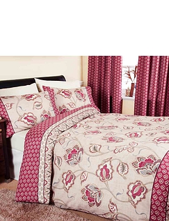 Kashmir Quilt Cover & Pillowcase Set By Catherine Lansfield - MULTI