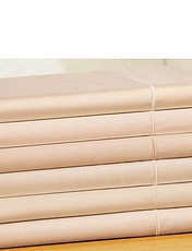 Belledorm 400 Thread Count Egyptian Cotton Sateen Fitted Sheet Blush Pink