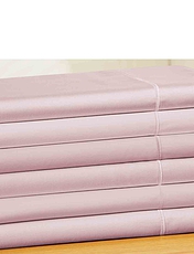 Belledorm 400 Thread Count Egyptian Cotton Sateen Fitted Sheet Blush Pink