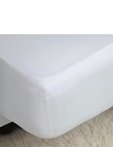 400 Thread Count Egyptian Cotton Sateen Fitted Sheet