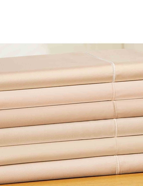 Belledorm 400 Thread Count Egyptian Cotton Sateen Extra Deep Fitted Sheet Cream