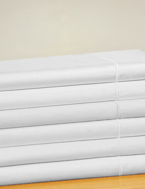 Belledorm 400 Thread Count Egyptian Cotton Sateen Flat Sheet Blush Pink