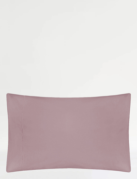 Belledorm 400 Thread-Count Egyptian Cotton Sateen Housewife Pillowcase Blush Pink