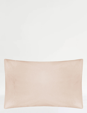Belledorm 400 Thread-Count Egyptian Cotton Sateen Housewife Pillowcase Blush Pink