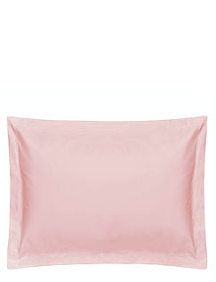 400 Thread-Count Egyptian Cotton Sateen Oxford Pillowcase Blush Pink