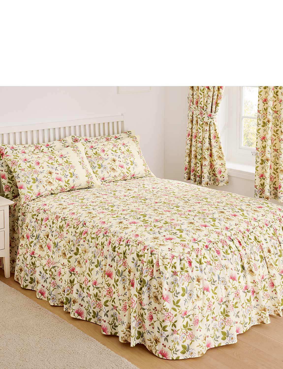 Chums Rose Garden Bedspread Multicolour Small Double 