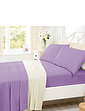 Supersoft Plain Dyed Flannelette Fitted Sheet by Belledorm Blue