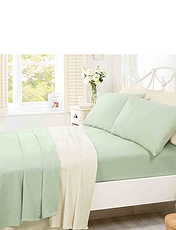 Supersoft Plain Dyed Flat Sheet Bedlinen by Belledorm Blue