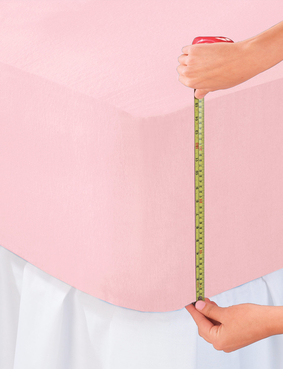 18 Inch Extra Deep Poly Cotton Fitted Sheets Green