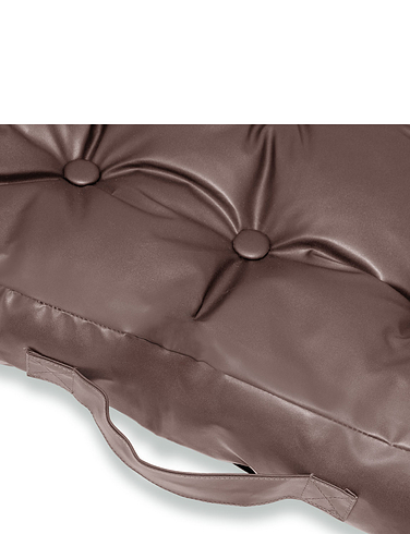 Faux Leather Booster Cushion