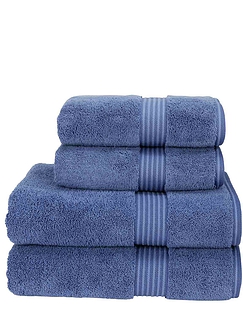 Christy Supreme Luxury Weight Plain Towels - COBALT