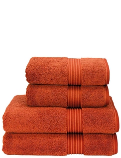 Christy Supreme Luxury Weight Plain Towels - PAPRIKA
