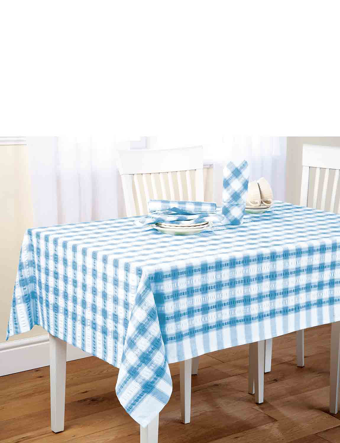 Seersucker Tablecloths and Napkins Chums