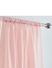 Plain Voile Panel Blush Pink