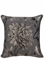 Eliane Heavyweight Jacquard Cushion Covers Grey