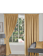 Thermal Lined Velour Curtains Gold