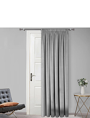 Lined Velour Door Curtains Gold