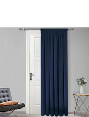 Lined Velour Door Curtains Gold