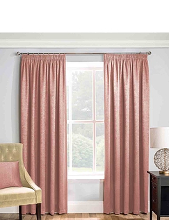 Marla Thermal Lined Blackout Curtains Blush Pink
