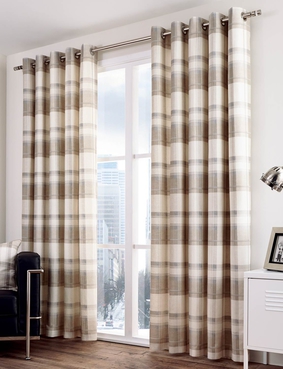 Balmoral Lined Curtains Green